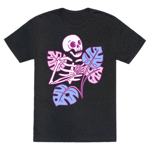 Monstera Skeleton T-Shirt