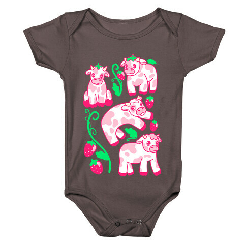 Strawberry Cows Baby One-Piece