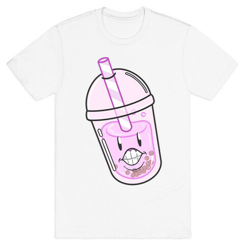 Boba Meme Face (Awkward Expression)  T-Shirt