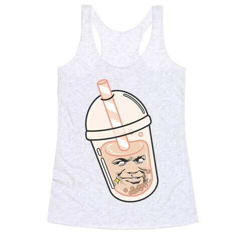 Boba Meme Face (Cheeky Expression)  Racerback Tank Top