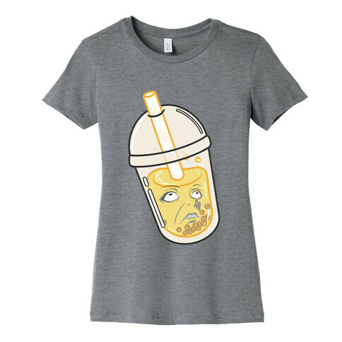 Boba Meme Face (Intense Expression)  Womens T-Shirt