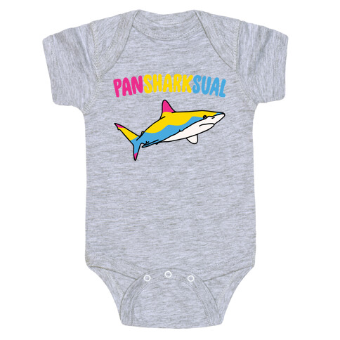 Pansharksual Pansexual Shark Parody Baby One-Piece