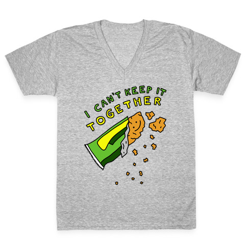 I Can't Keep It Together Granola Bar V-Neck Tee Shirt