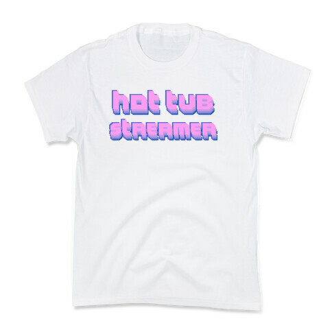 Purple Hot Tub Streamer Kids T-Shirt