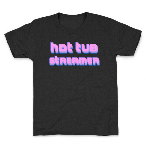 Purple Hot Tub Streamer Kids T-Shirt