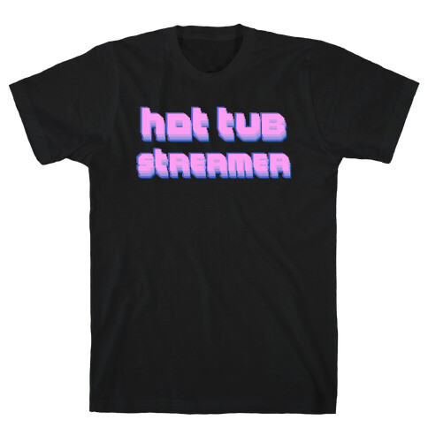 Purple Hot Tub Streamer T-Shirt