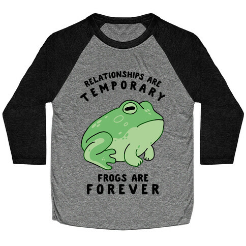 Frogs Are Forever Baseball Tee