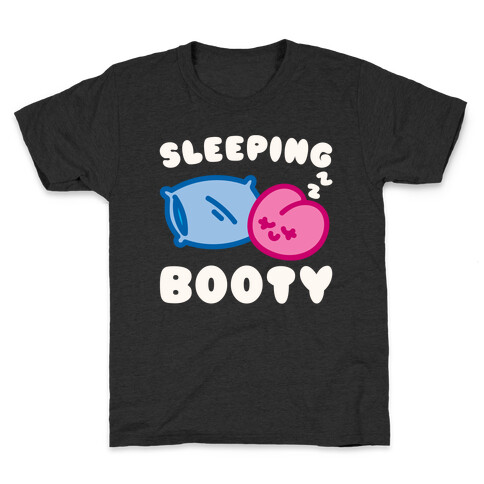 Sleeping Booty White Print Kids T-Shirt