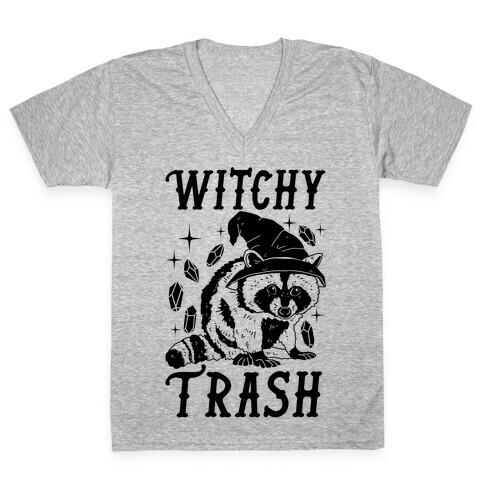 Witchy Trash V-Neck Tee Shirt