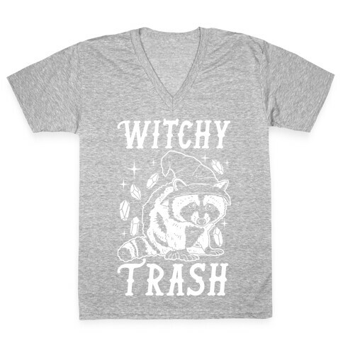 Witchy Trash V-Neck Tee Shirt