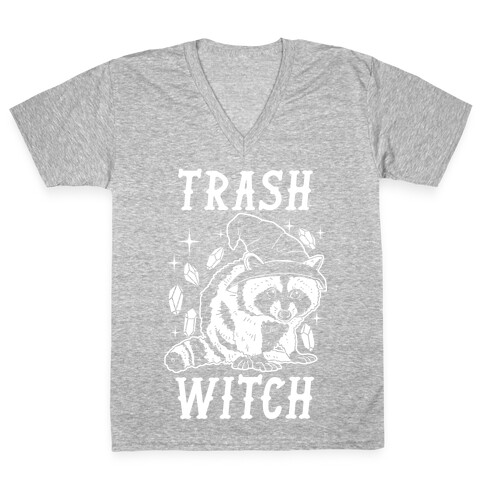 Trash Witch V-Neck Tee Shirt