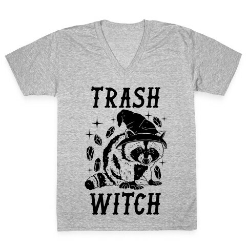 Trash Witch V-Neck Tee Shirt