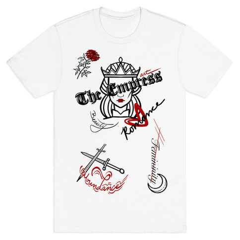 The Empress Tarot Graphics (Black)  T-Shirt