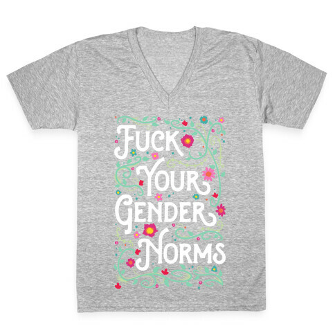 F*** Your Gender Norms V-Neck Tee Shirt