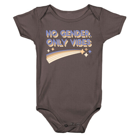 No Gender, Only Vibes Baby One-Piece