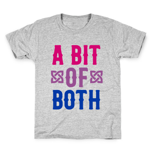 A Bit of Both (Bi Pride) Kids T-Shirt
