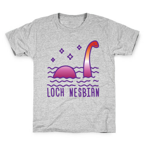 Loch Nesbian Lesbian Nessie Kids T-Shirt