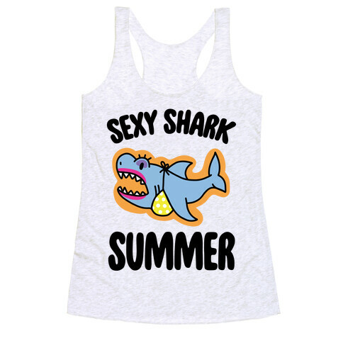 Sexy Shark Summer Racerback Tank Top