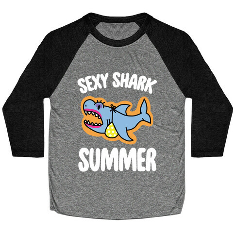 Sexy Shark Summer Baseball Tee