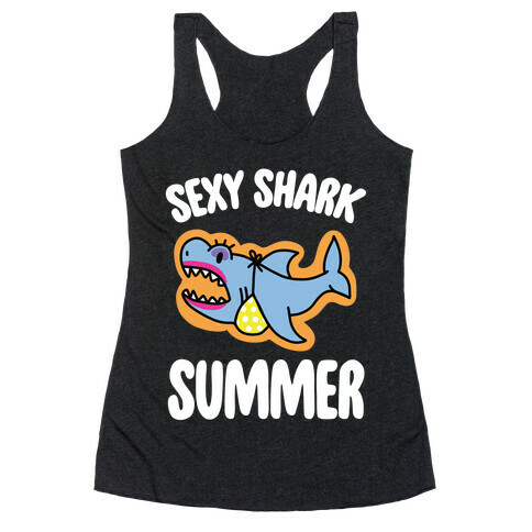 Sexy Shark Summer Racerback Tank Top