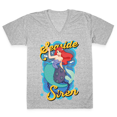 Seaside Siren V-Neck Tee Shirt