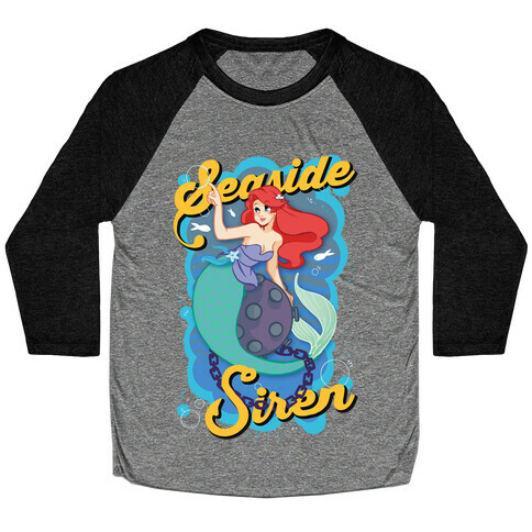 Seaside Siren Baseball Tee