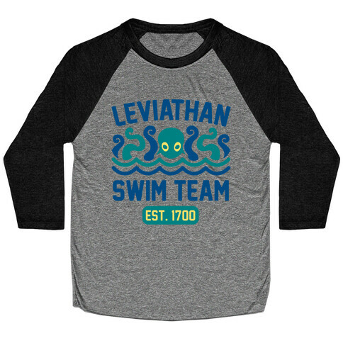 Leviathan Swim Team Baseball Tee