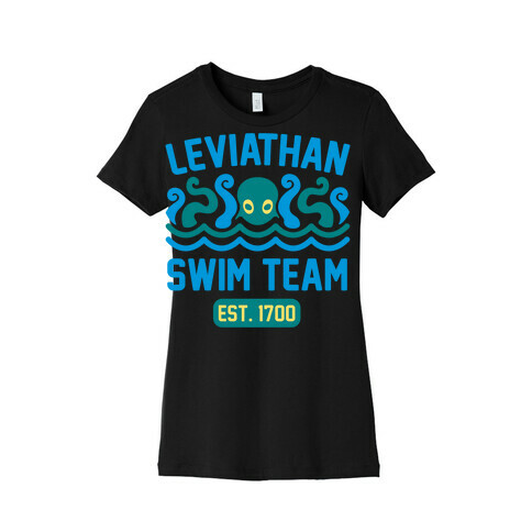 Leviathan Swim Team White Print Womens T-Shirt