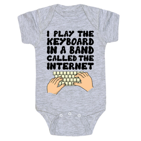 I Play The Keyboard Baby One-Piece