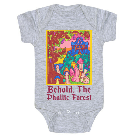 Behold, The Phallic Forest Baby One-Piece