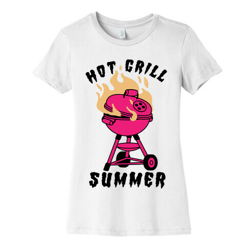 Hot Grill Summer Womens T-Shirt