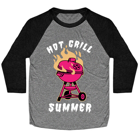 Hot Grill Summer Baseball Tee