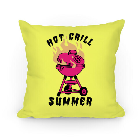 Hot Grill Summer Pillow