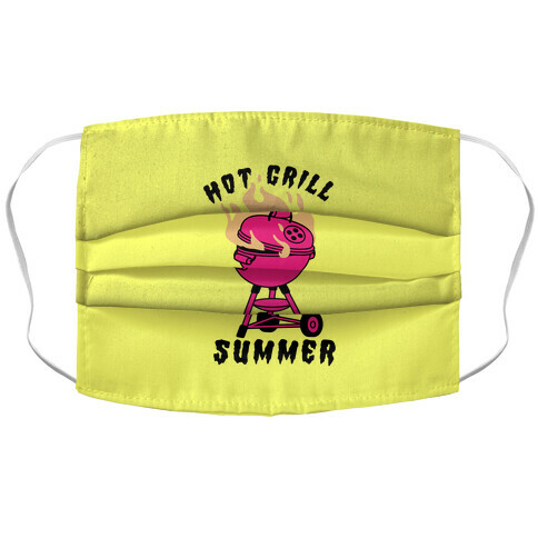 Hot Grill Summer Accordion Face Mask