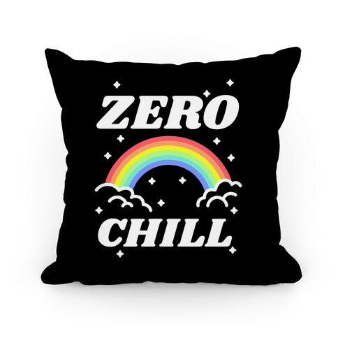Zero Chill Rainbow Pillow