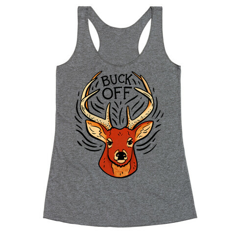 Buck Off Deer Racerback Tank Top