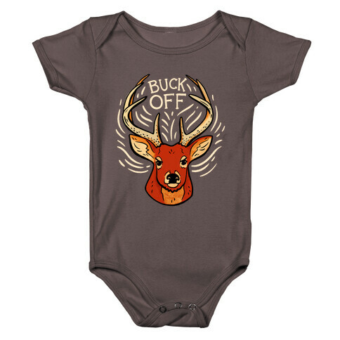 Buck Off Deer Baby One-Piece