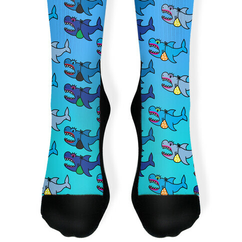 Sexy Shark Pattern Sock