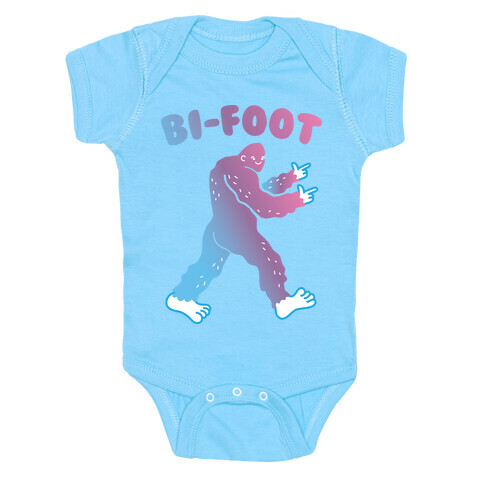 Bi-Foot Bisexual Bigfoot Baby One-Piece