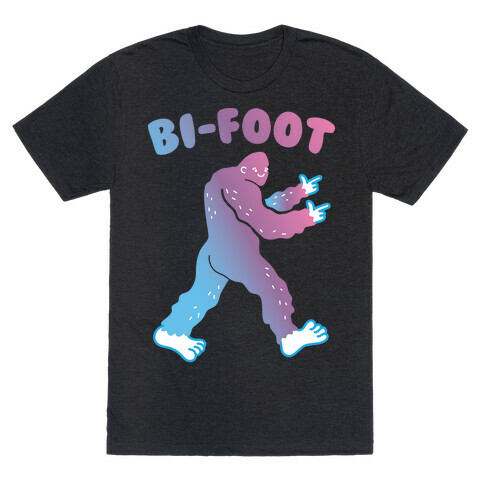 Bi-Foot Bisexual Bigfoot T-Shirt