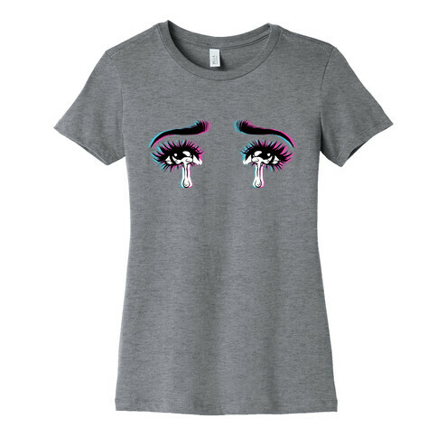 Anime Tears  Womens T-Shirt