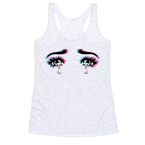 Anime Tears  Racerback Tank Top