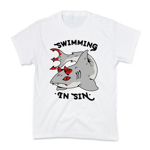 Swimming In Sin Kids T-Shirt