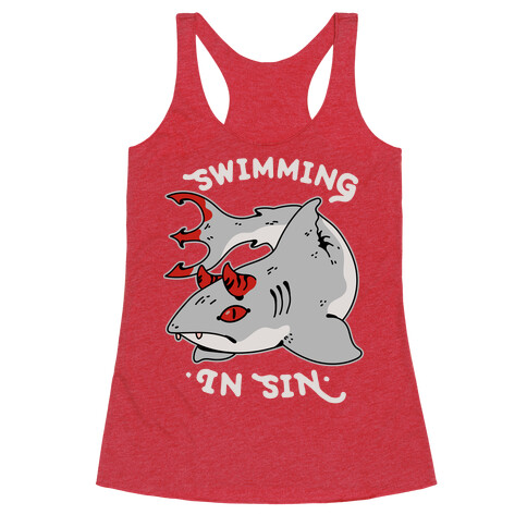 Swimming In Sin Racerback Tank Top