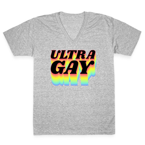 Ultra Gay V-Neck Tee Shirt