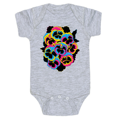 Pan-sy (Pansexual Pansies)  Baby One-Piece