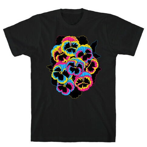 Pan-sy (Pansexual Pansies)  T-Shirt