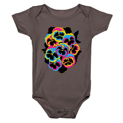 Pan-sy (Pansexual Pansies)  Baby One-Piece