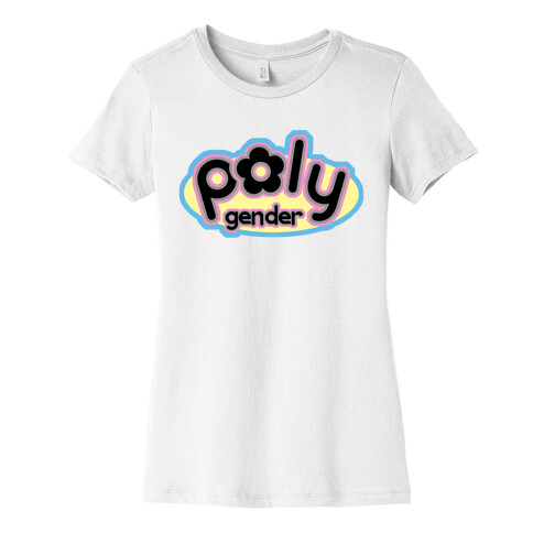 Poly Gender Parody Womens T-Shirt