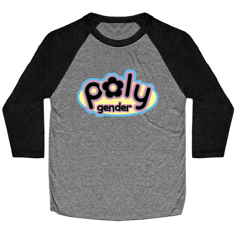 Poly Gender Parody Baseball Tee